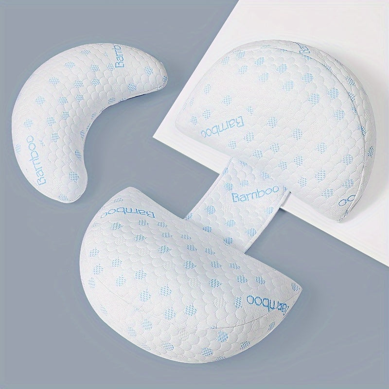 Side-supporting pillow for a relaxed lying position