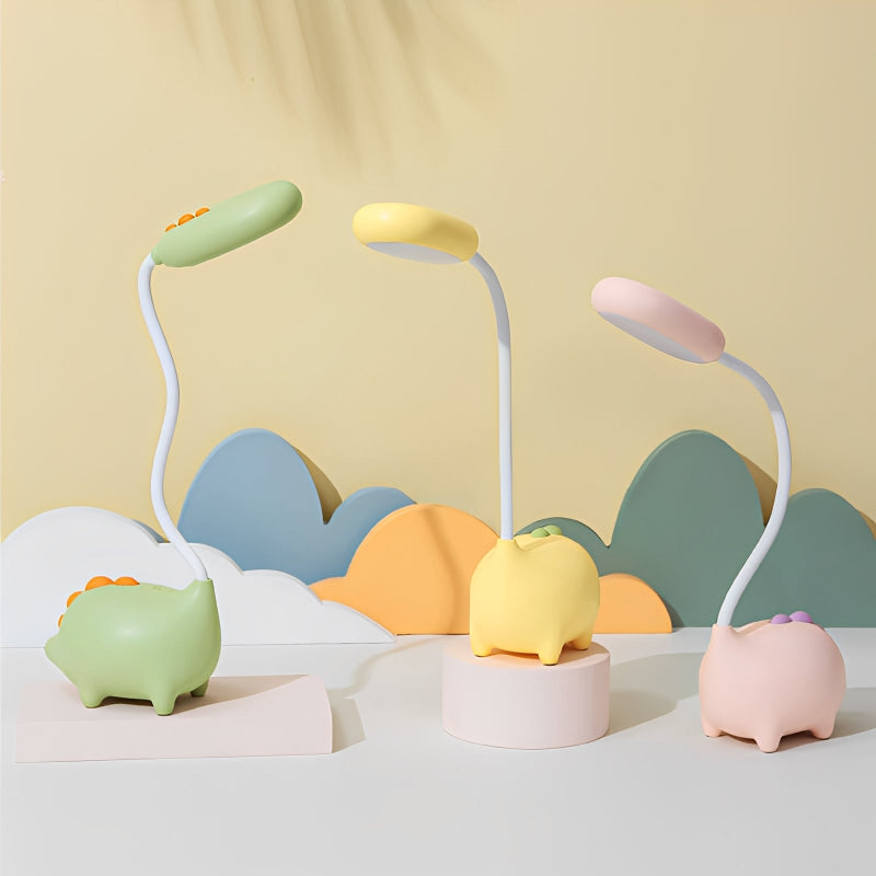 Dinosaur table lamp – child-friendly design with eye protection &amp; USB charging