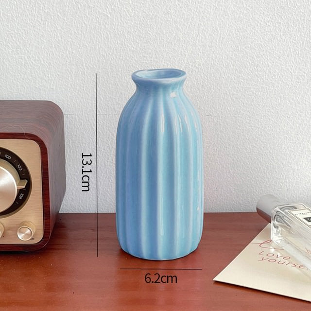 Keramik Blumenvase Minimalistisches Design