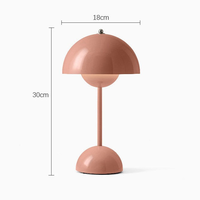 Bedside Table Lamp Bud-Shaped Design
