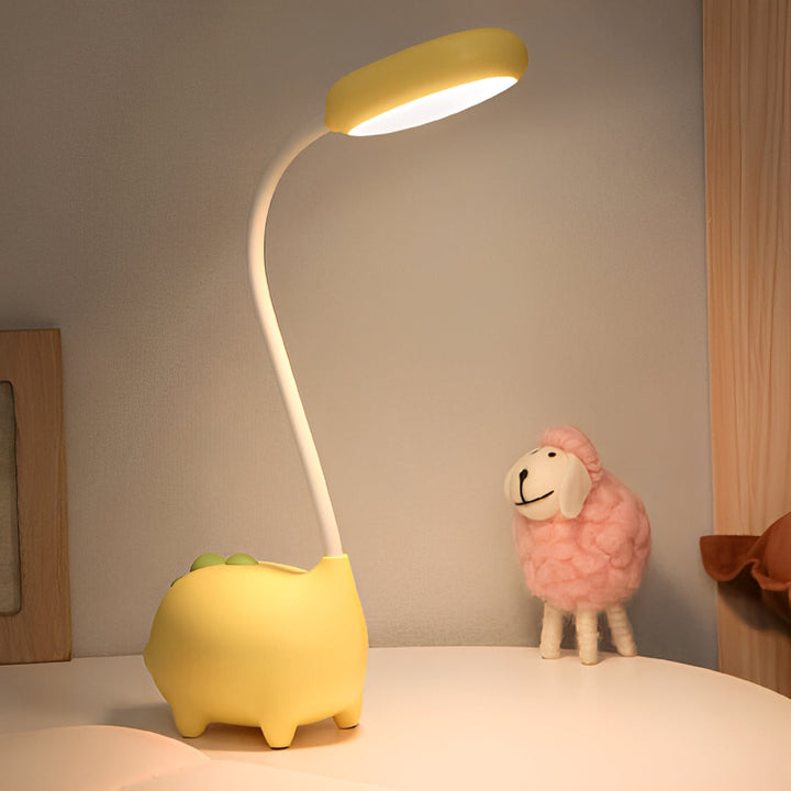 Dinosaur table lamp – child-friendly design with eye protection &amp; USB charging