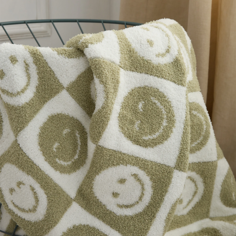 Fleece-Wohndecke Indie Ästhetik Design