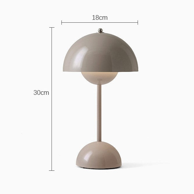 Bedside Table Lamp Bud-Shaped Design