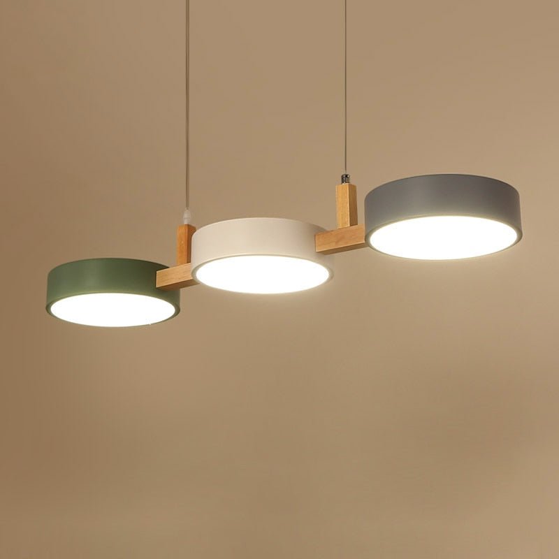 Modern metal ceiling light – flat, Nordic &amp; dimmable