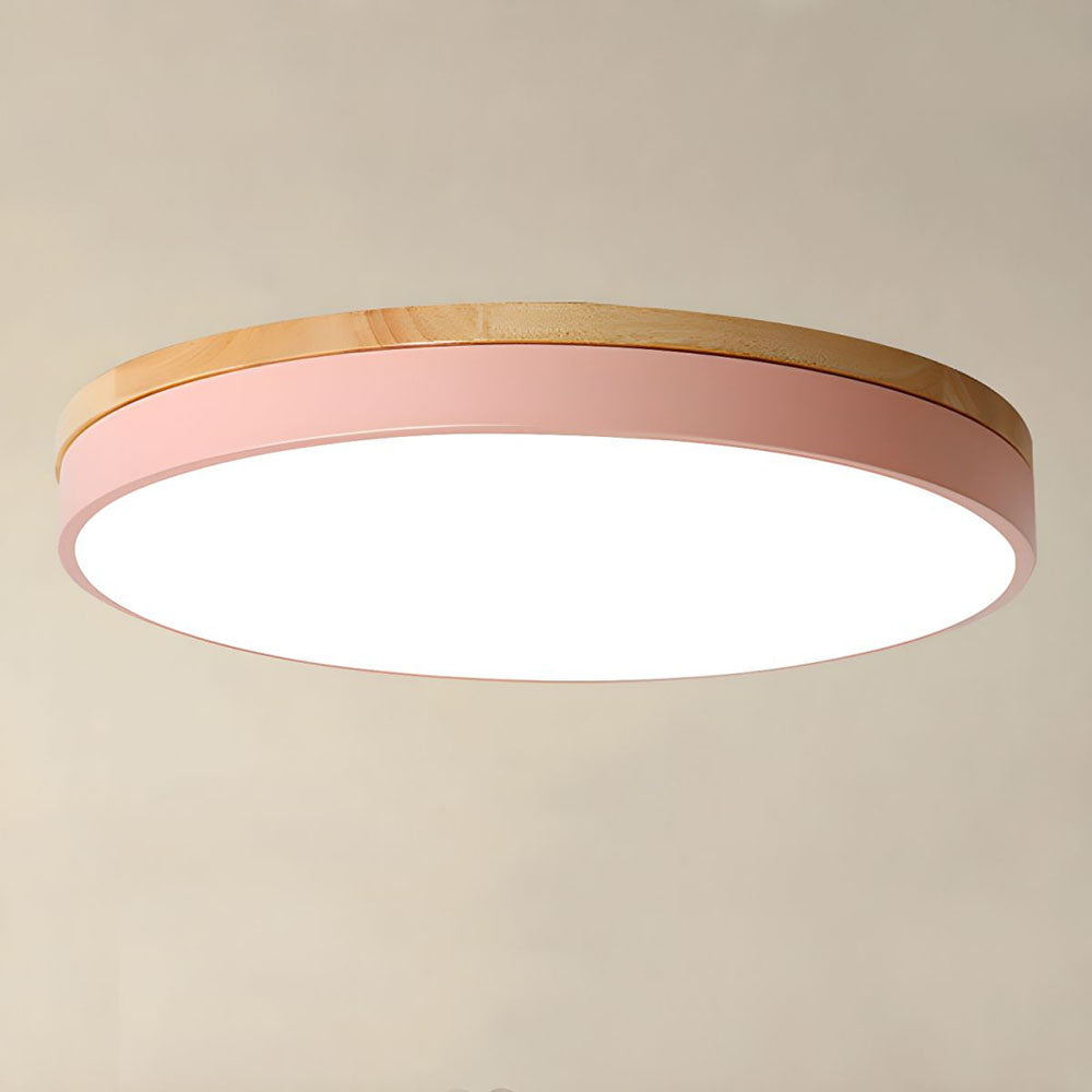 Modern LED ceiling light with a round design for living rooms and bedrooms