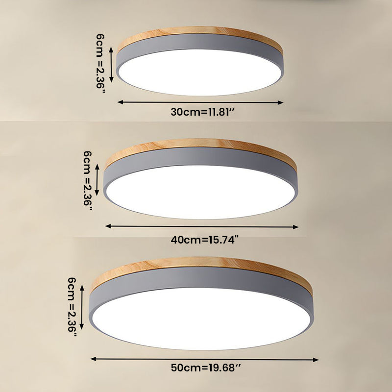 Modern LED ceiling light with a round design for living rooms and bedrooms