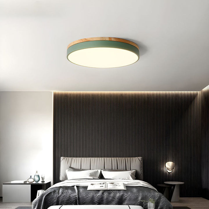 Modern LED ceiling light with a round design for living rooms and bedrooms