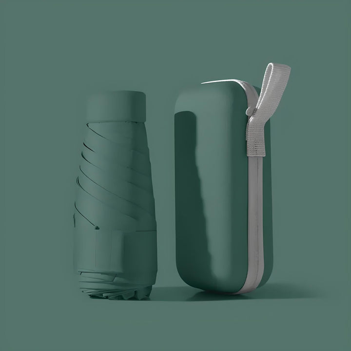 Compact travel umbrella with waterproof cover – windproof &amp; ultralight