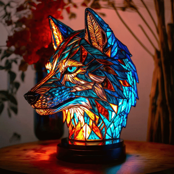 Handmade artistic table lamp
