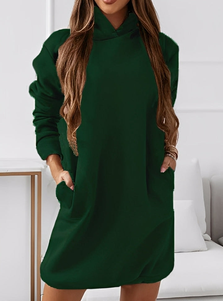 Women's Mini Hoodie Dress with Modern Cut