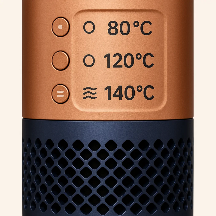 2-in-1 hair dryer and straightener for easy styling 