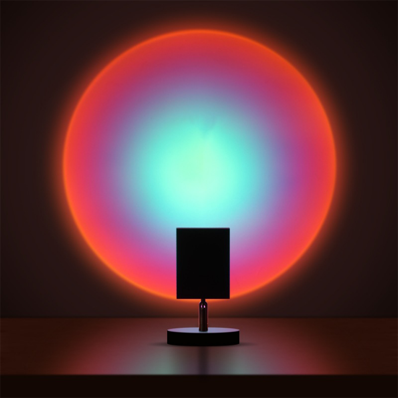 Retro Sunset Table Lamp – Stylish LED Mood Lamp in Vintage Design