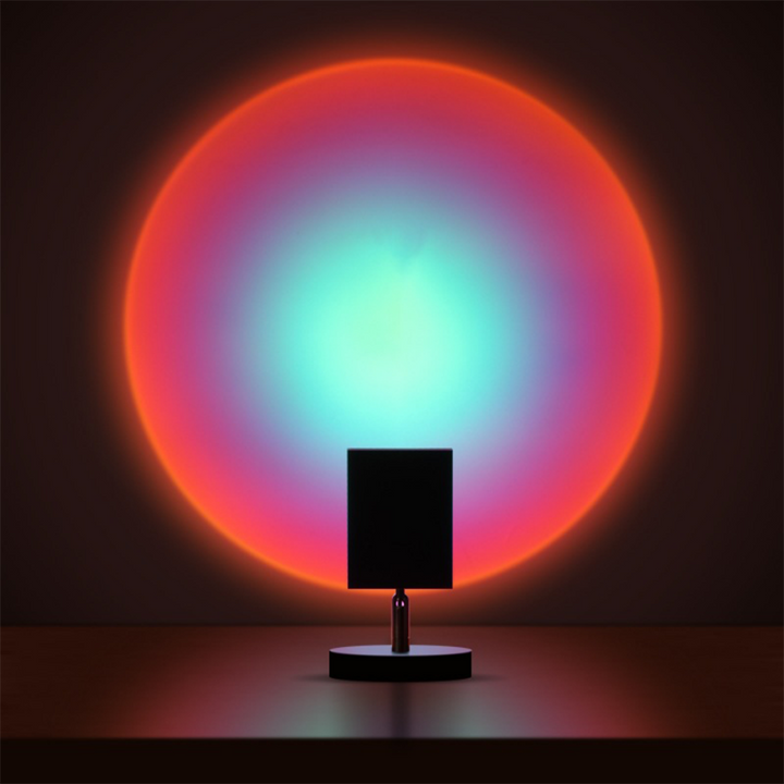 Retro Sunset Table Lamp – Stylish LED Mood Lamp in Vintage Design