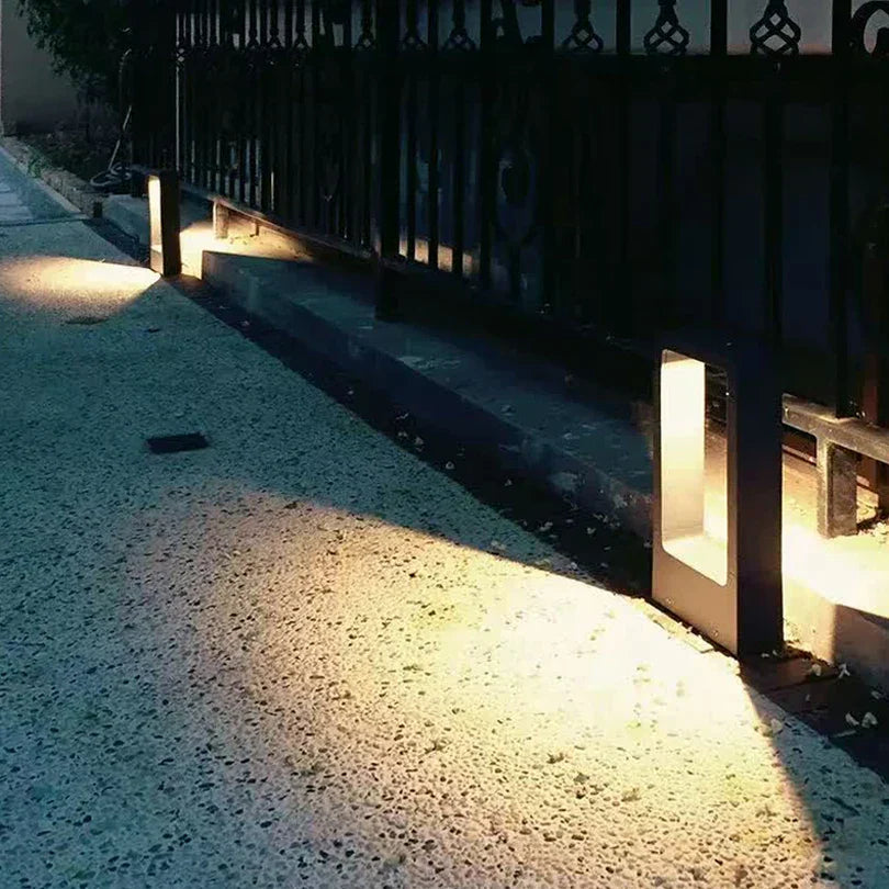 Modern weatherproof LED garden light for stylish path and patio lighting