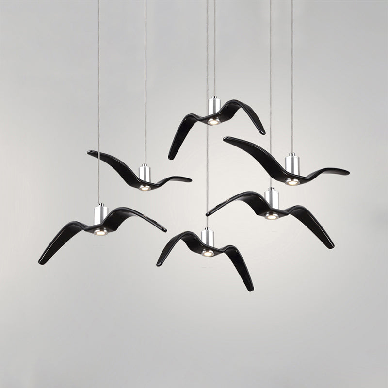 Modern seagull pendant lamp with LED lighting
