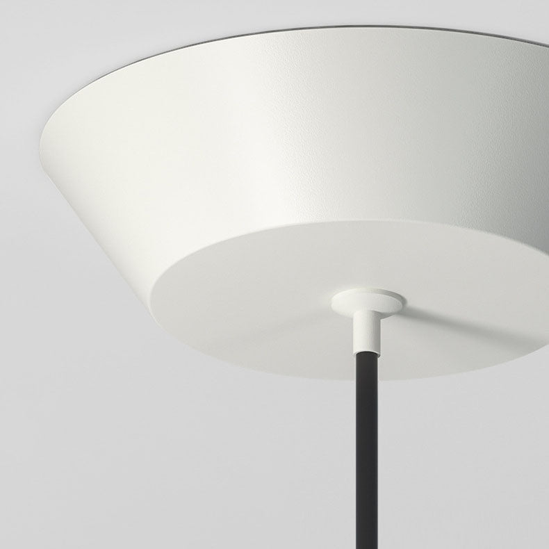 Modern pendant light made of acrylic and glass in a minimalist style