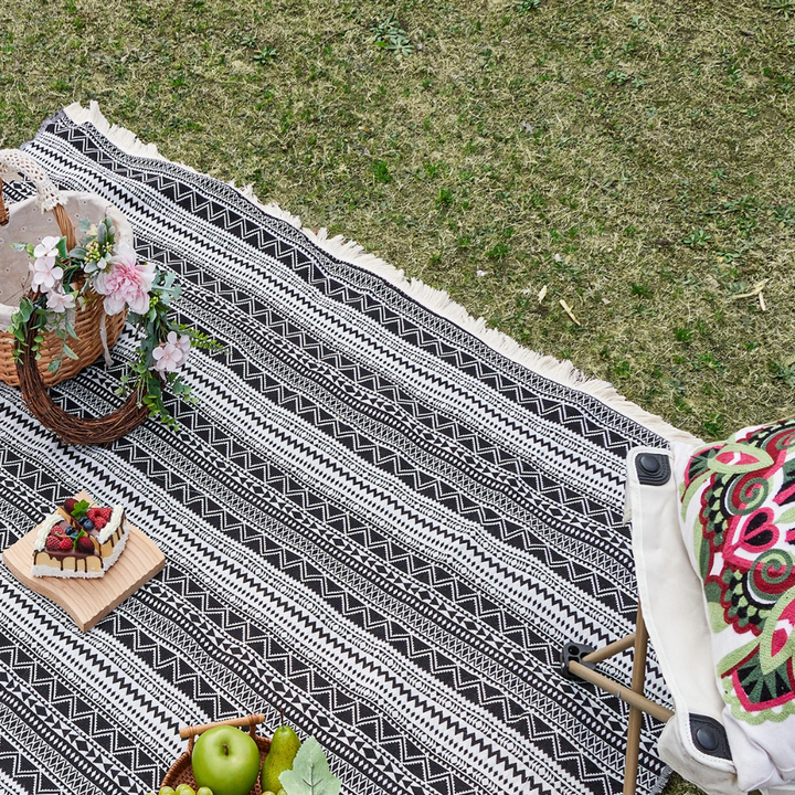 Vielseitige Stranddecke mit Boho-Stil für Picknick und Outdoor-Ausflüge