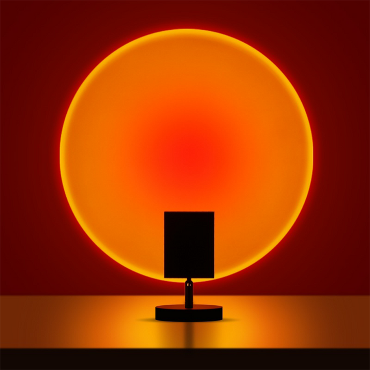 Retro Sunset Table Lamp – Stylish LED Mood Lamp in Vintage Design