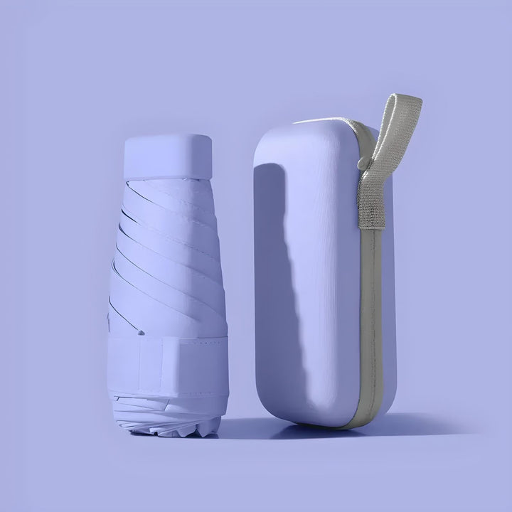 Compact travel umbrella with waterproof cover – windproof &amp; ultralight