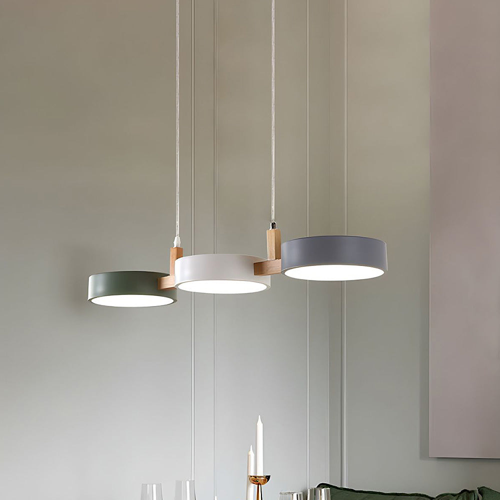 Modern metal ceiling light – flat, Nordic &amp; dimmable