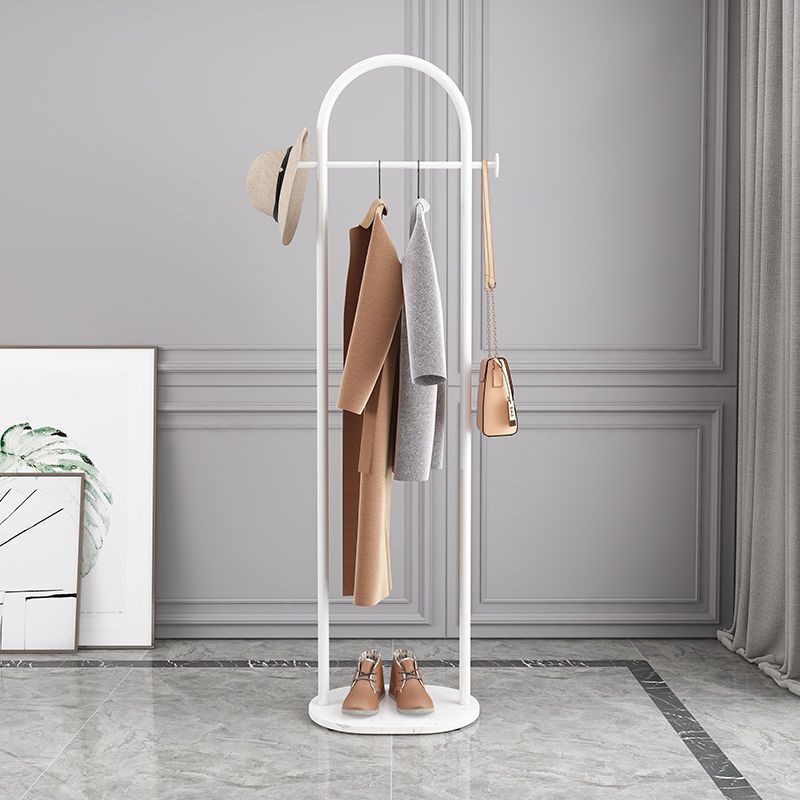 Modern metal coat rack with marble base