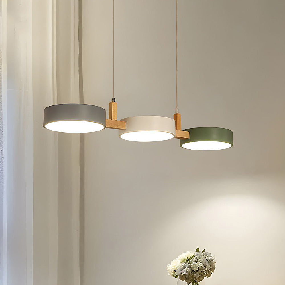Modern metal ceiling light – flat, Nordic &amp; dimmable