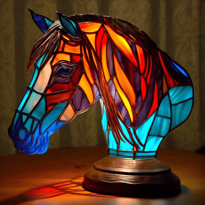 Handmade artistic table lamp