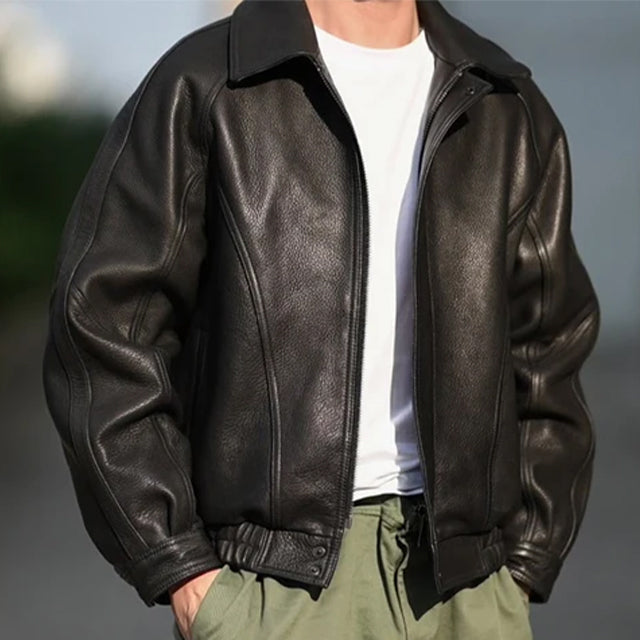 Men's leather jacket – Stylish classic with a modern fit