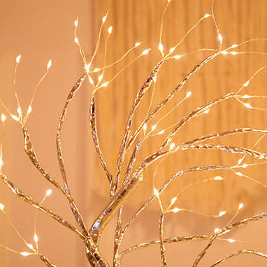 LED table lamp with copper wire – dimmable &amp; USB rechargeable