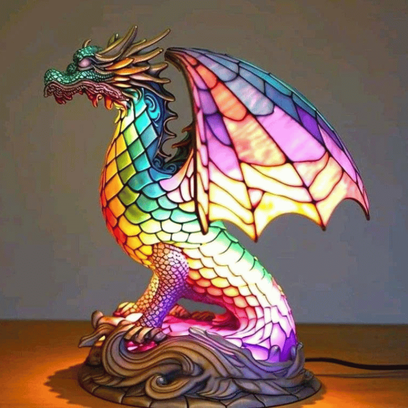 Handmade artistic table lamp