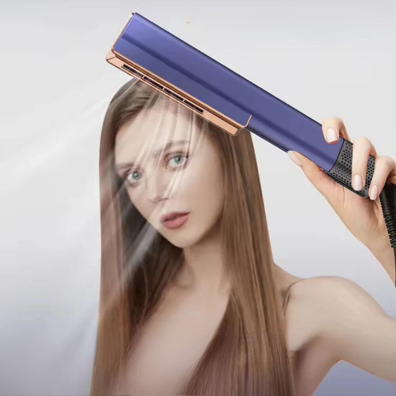 Multifunctional 2-in-1 hair styling device for wet and dry hair with ion technology