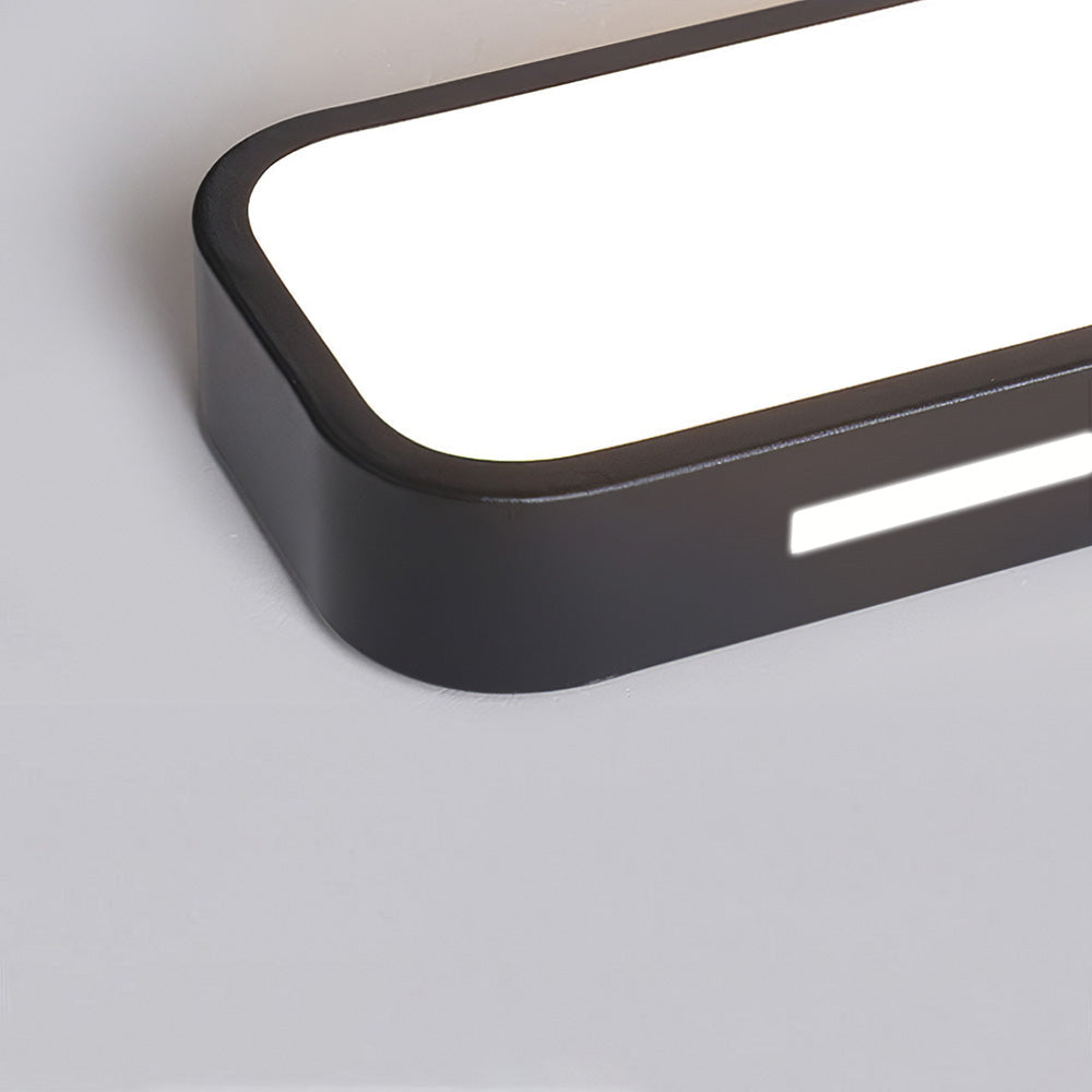 Nordic LED ceiling light – elongated, dimmable &amp; modern