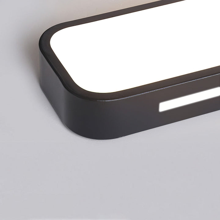 Nordic LED ceiling light – elongated, dimmable &amp; modern