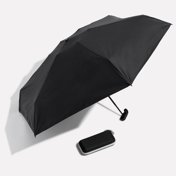 Compact travel umbrella with waterproof cover – windproof &amp; ultralight