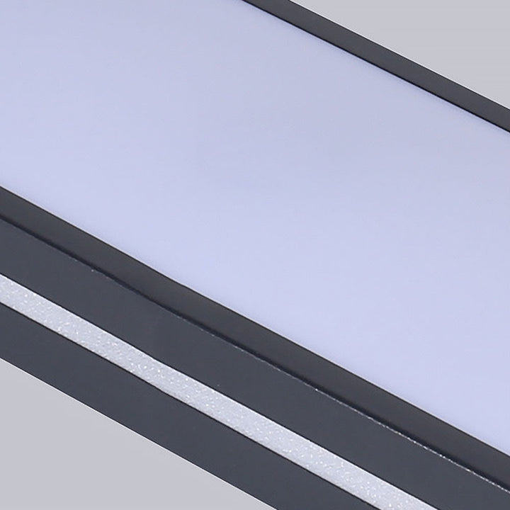 Nordic LED ceiling light – elongated, dimmable &amp; modern