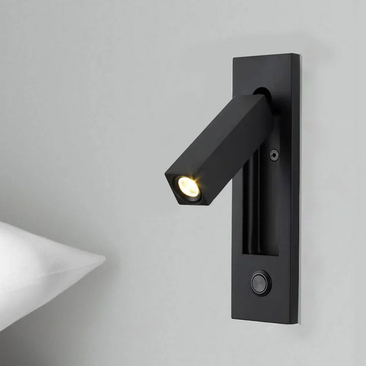 Minimalist integrated LED wall light for bedrooms