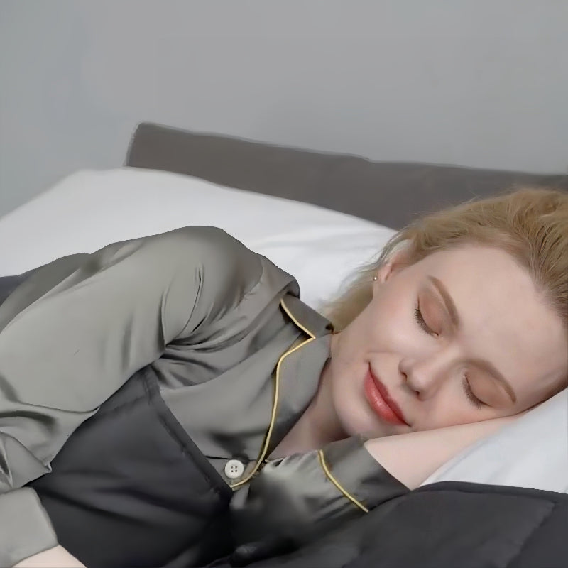 Weighted blanket, breathable and machine washable