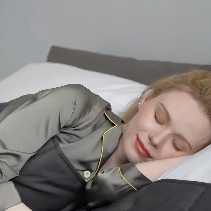 Weighted blanket, breathable and machine washable