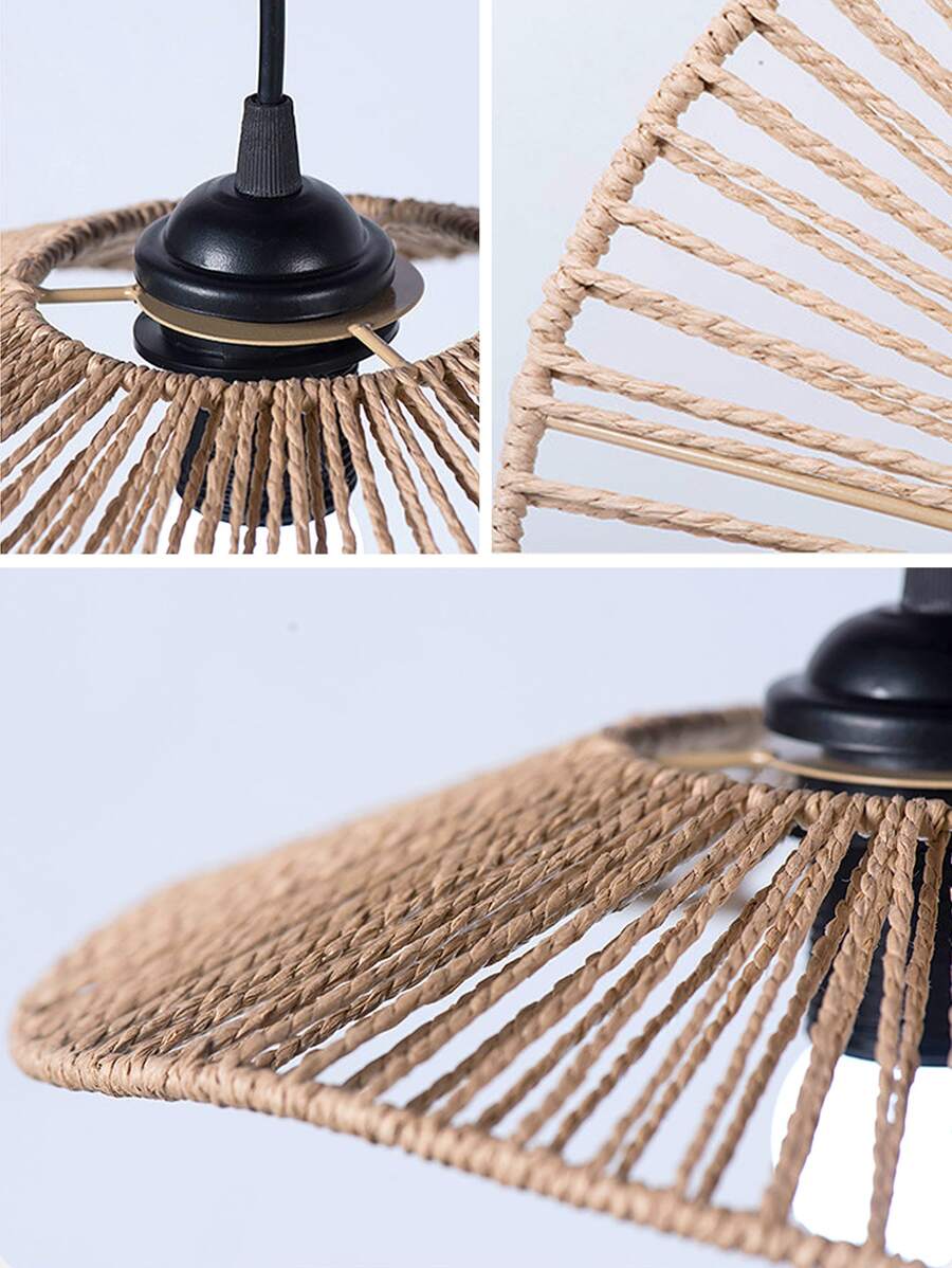 Geflochtene Pendelleuchte aus Papier für Esszimmer und Wohnzimmer