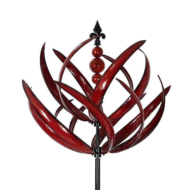 Elegant Garden Wind Spinner – Weather-Resistant Stainless Steel Decorative Accent for Outdoor Spaces, 45 cm Diameter-2