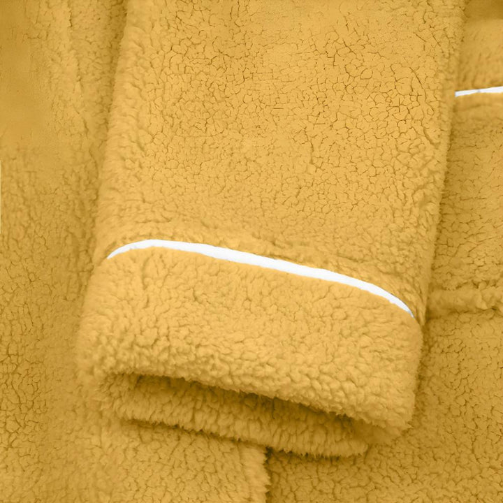 Shawl collar bathrobe – fleece dressing gown for women and men