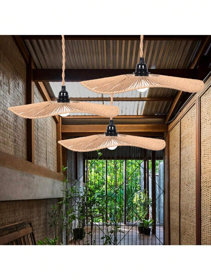 Geflochtene Pendelleuchte aus Papier für Esszimmer und Wohnzimmer
