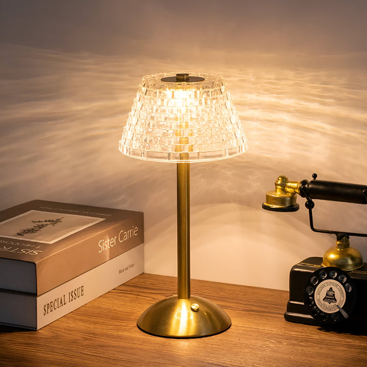 Kabellose Tischlampe im Vintage-Design