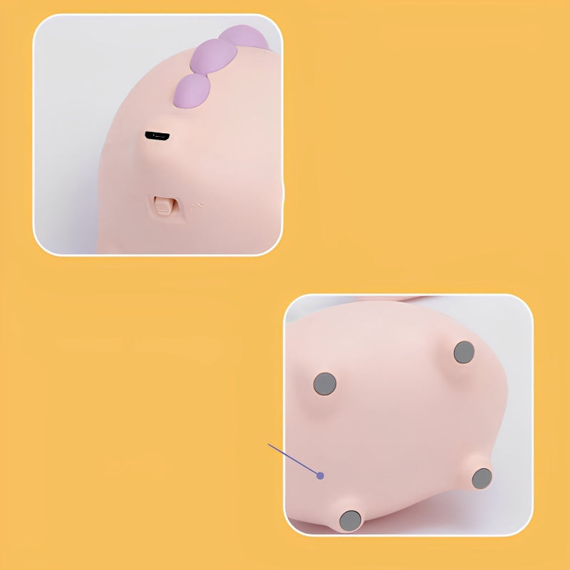 Dinosaur table lamp – child-friendly design with eye protection &amp; USB charging