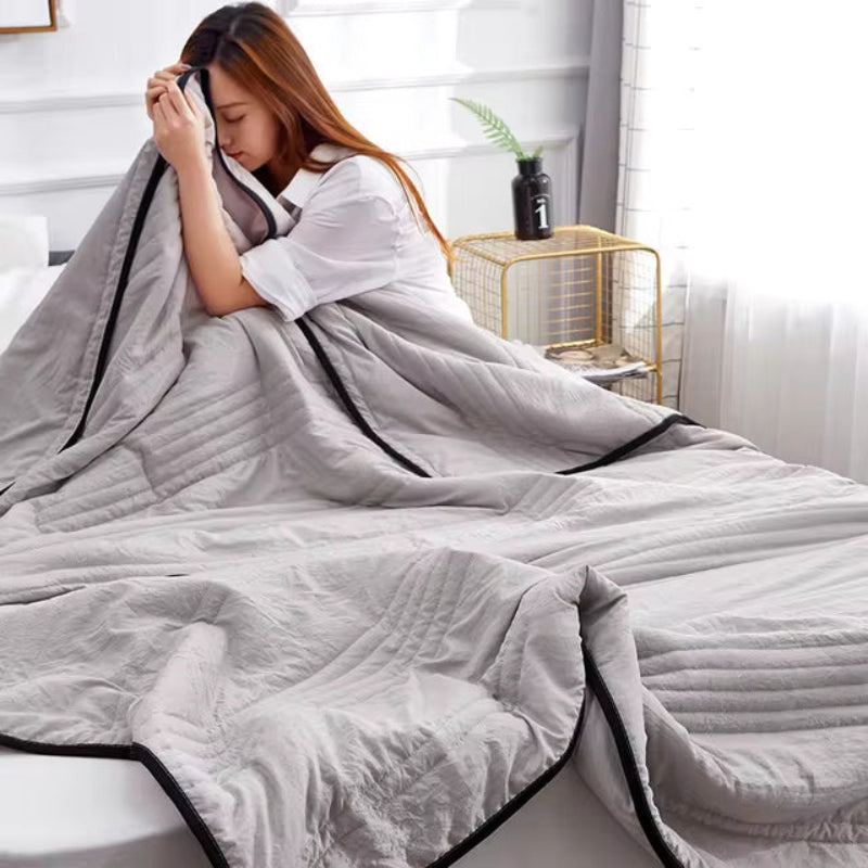 Cooling summer blanket – Breathable blanket for refreshing nights