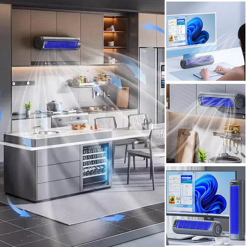 Kabellose Mini-Klimaanlage mit Wandmontage