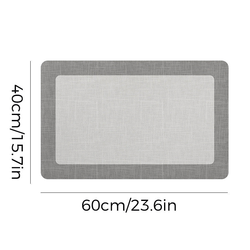 Minimalist Non-Slip Bathroom Mat – Super Absorbent &amp; Quick Drying