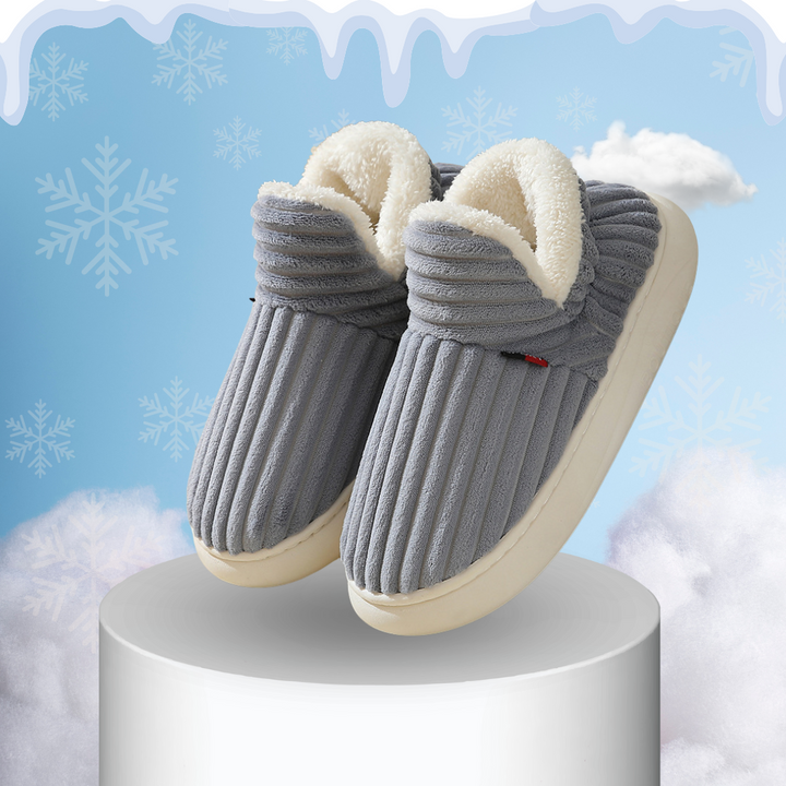 Women's Winter Slippers with Plush Lining 