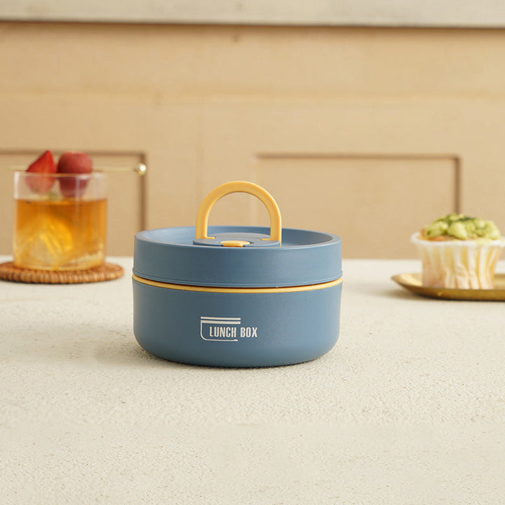 Insulated stainless steel lunchbox with carrying case