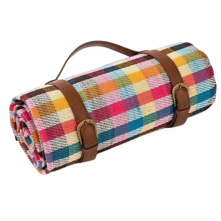 Waterproof foldable picnic blanket for outdoor use